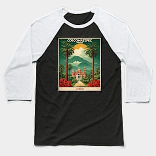 Coscomatepec Veracruz Mexico Tourism Travel Vintage Baseball T-Shirt